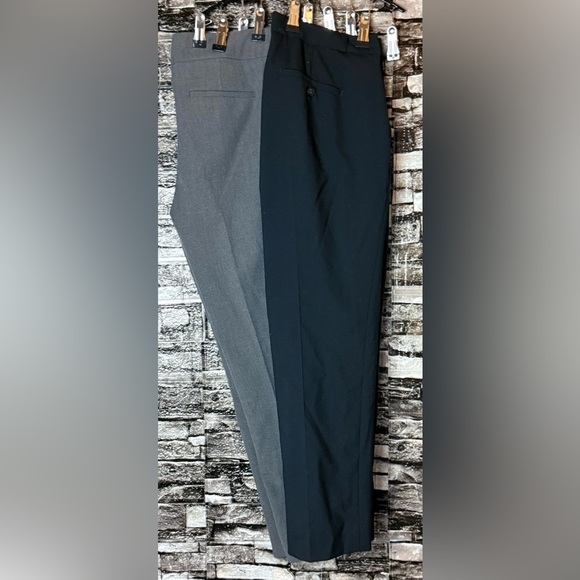 mid rise straight leg trousers- 2 pairs - Picture 1 of 7